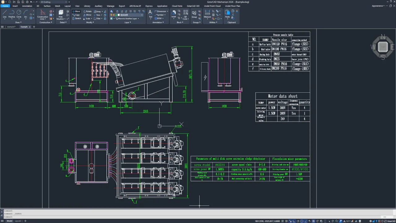 GstarCAD Mechanical CAD software